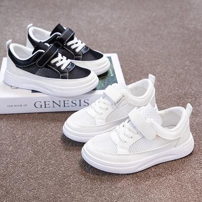 Children's White Sneakers for Spring and Autumn, Boys' Soft-soled Sports Shoes, Soft-soled Board Shoes, Waterproof Girls' Running Shoes, Casual