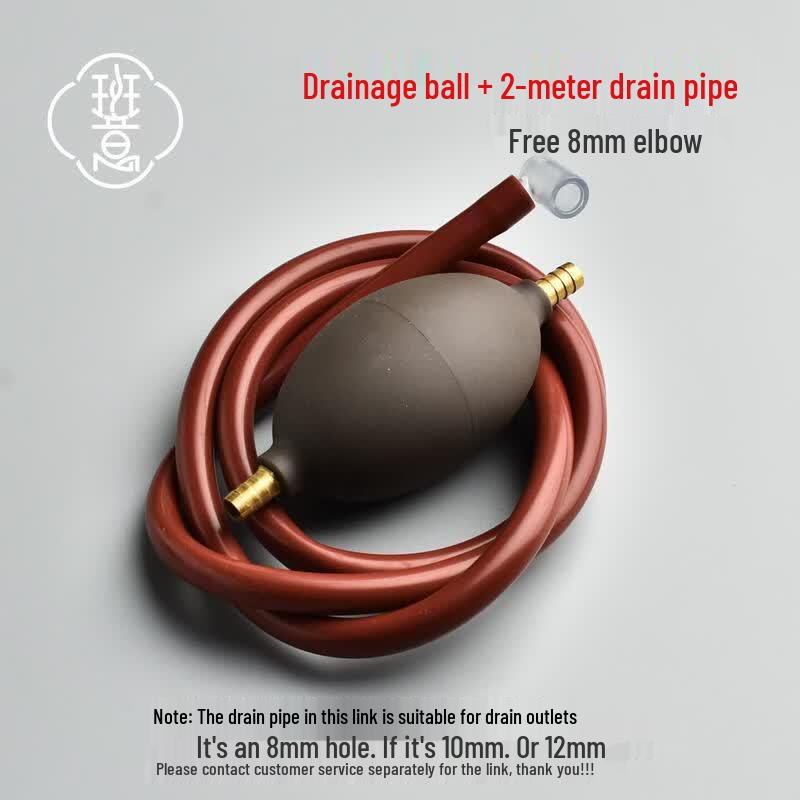 Qīwēi Tea Tray Drain Pipe with Suction Ball