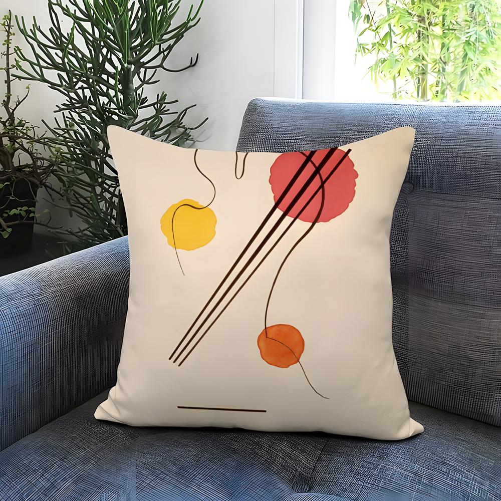 

Fashion W-WWassily Kandinsky Cushion Cover Comfortable Reversible Pillow Cover Ideal for Car Sofa Bedroom & Beyond 30cmx30cm