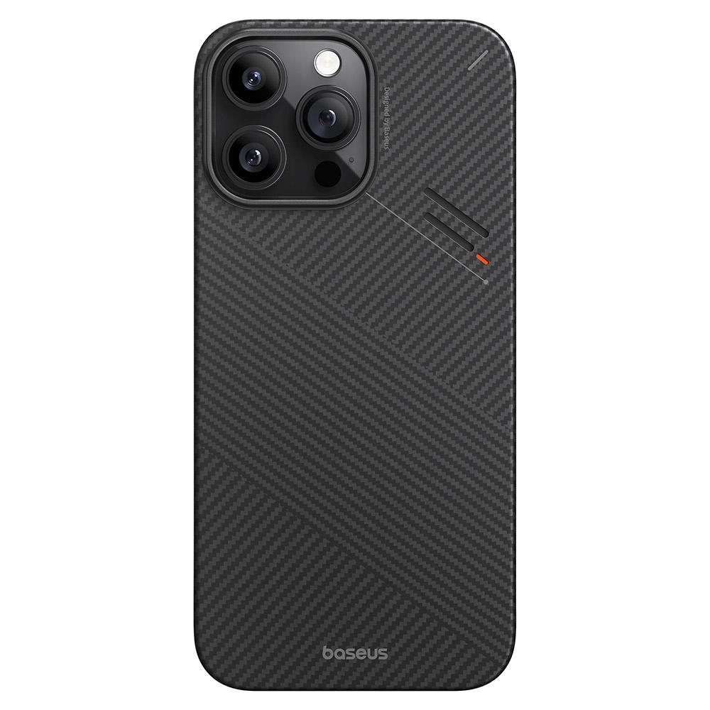 

BASEUS BS-PG071 For iPhone 16 Pro Max Case Compatible with MagSafe Aramid Fiber Ultra Thin Protective Cover Type A