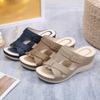 Elegan Sandals Women'S Summer Fashion Casual Wedges Open Toe Floor Empty Dress Shoes On The Beach To Wear Sandal Chalas Mujer