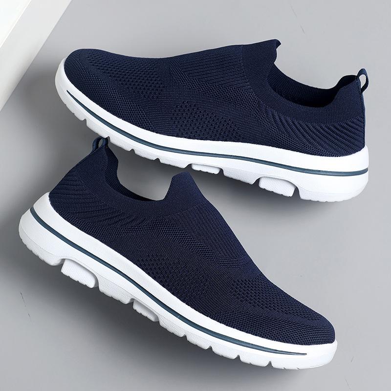 Outdoor Slip on Men's Casual Shoes Comfortable Walking Sneakers Breathable Lightweight Athletic Jogging Sport Shoes Hikihg Shoes