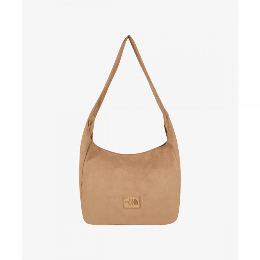 

The North Face Nn2pr60n White Label Big Logo Shoulder Bag Suede Camel CAMEL/ONE
