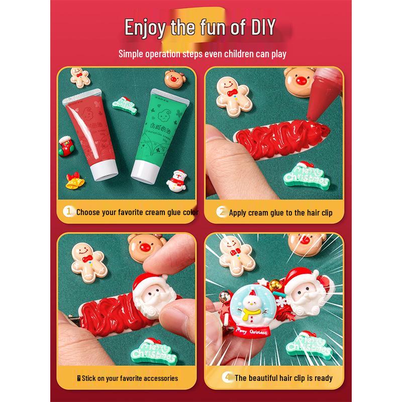 Handmade Christmas DIY Art Pack for Kids: Kindergarten & Primary School, Ideal for Girls Aged 6+