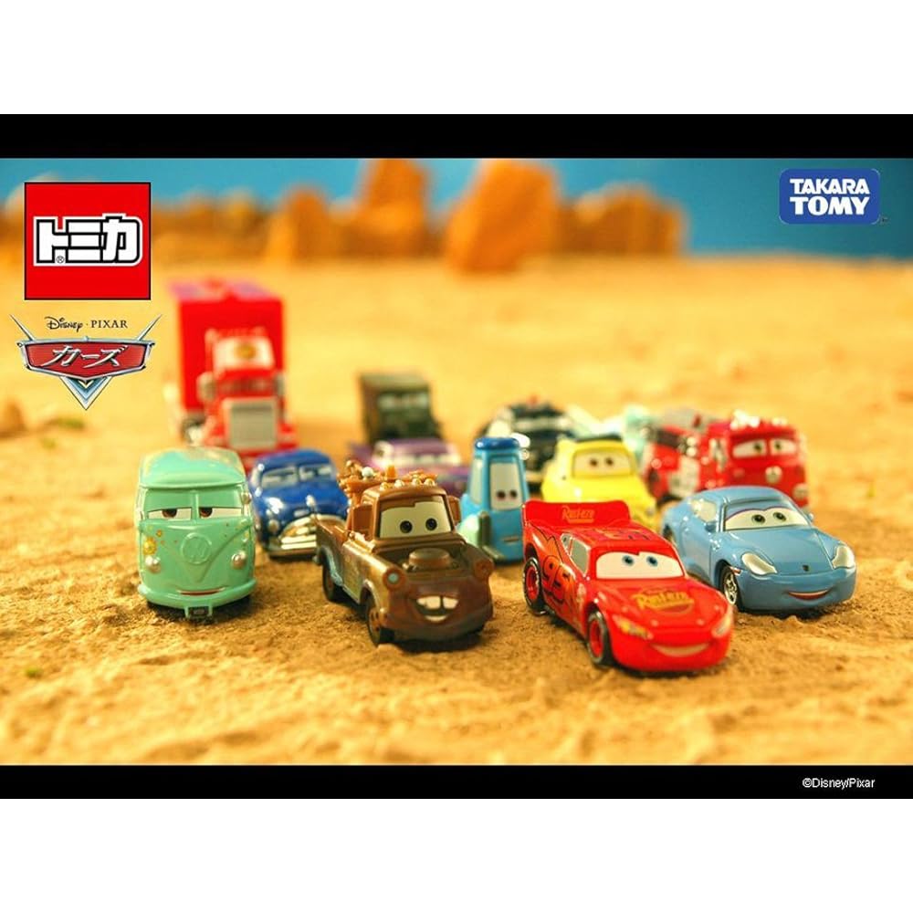 Takara Tomy Disney Cars Tomica C-7 Red Mini Car Toy for Ages 3 and Up