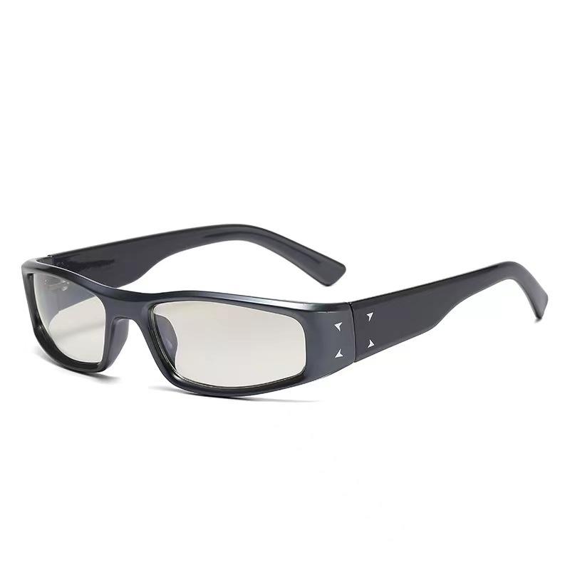 Stilige solbriller menn rektangulær form antirefleks kvinne solbriller utendørs sykling kvinne solbriller