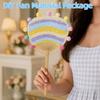 Handmade Ethnic Style Fan Romantic Circular Fan Home Decor DIY Material Pack  Cultural Activity