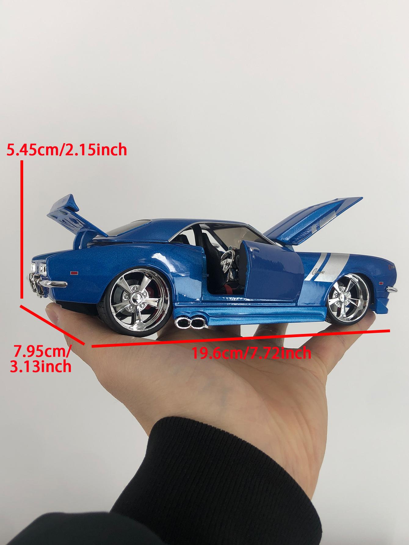 

Maisto 1:24 1968 Chevrolet Camaro Z/28 car model, zinc alloy metal decoration, collectible gift car синий