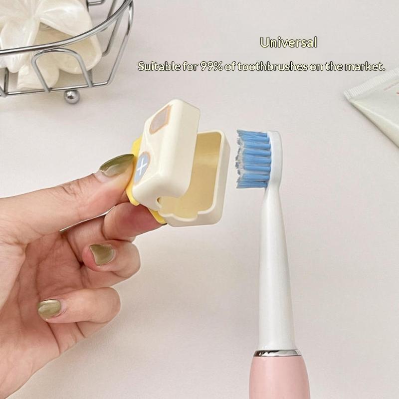 Adorable House Shape Toothbrush Head Cover Waterproof Dustproof Perfect For Travel & Bathroom Organization Toothbrush Cover