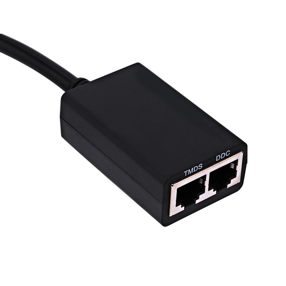 30M HDMI Over RJ45 CAT5e CAT6 LAN Ethernet Balun Extender Repeater Up To 1080P