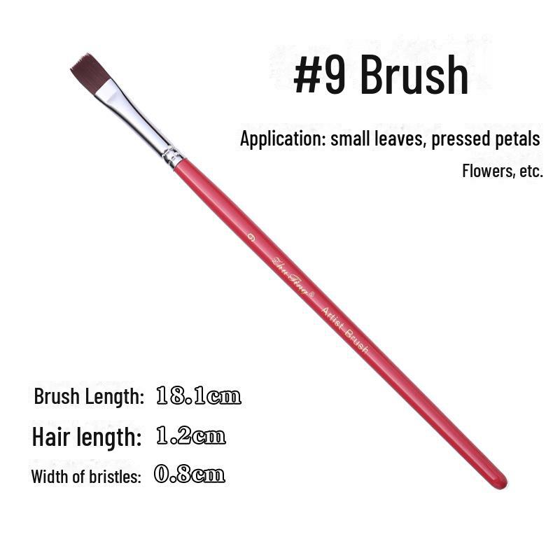 17-Piece Face Painting Brush Set for Various Artistic Techniques Like Line Work, Embossing, Blending, and More.