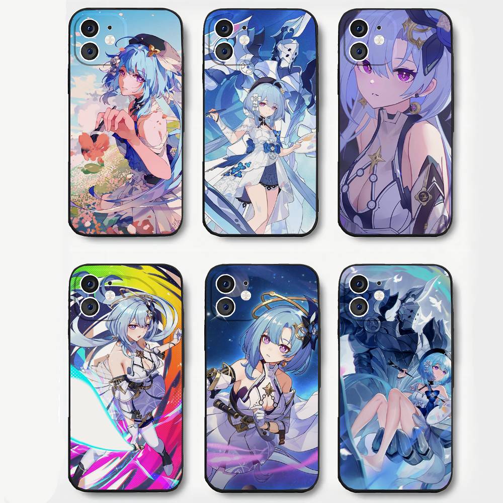 Griseo Animated Game H-Honkai Impact 3rd Phone Case For IPhone 17 Air 16 15 14 13 Pro Max 11 12 Black Silicone Cover