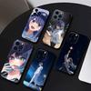 Anime Oshi-no Ko Phone Case For iPhone17,16,15,14,13,12 Plus,Max Soft Silicone Black Cover