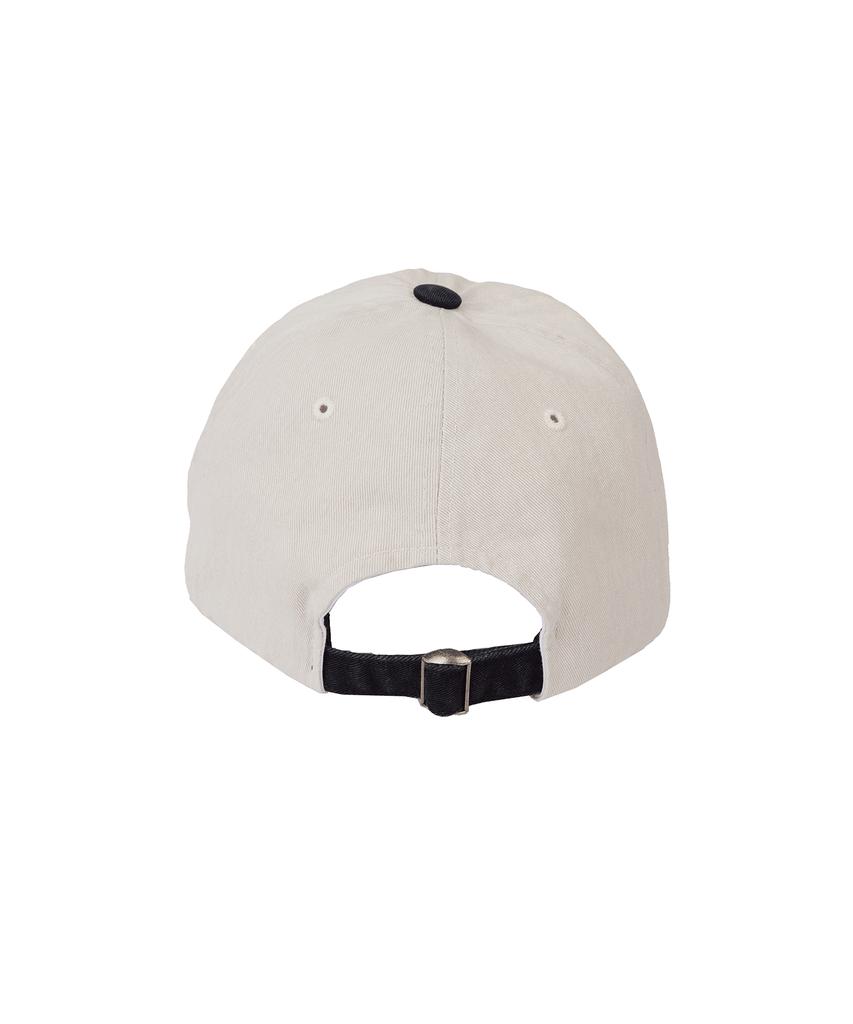 1011 GALLERY California Bear 5Pannel Cap - Cream/Black