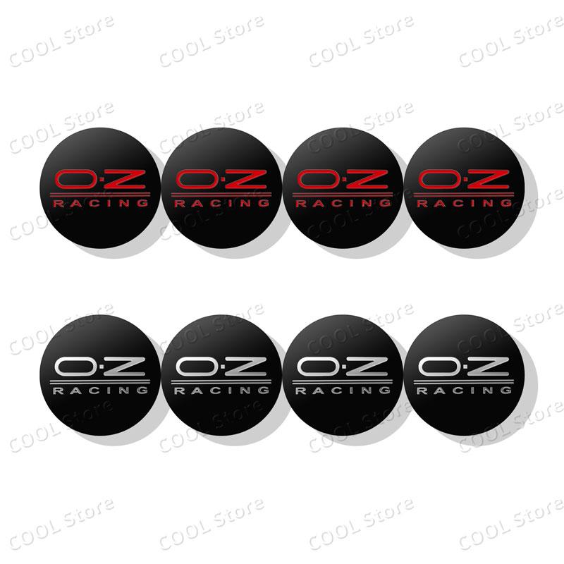 Universal Car Decor 4Pcs OZ Racing Emblem Car Wheel Center Hub Badge Sticker Car Styling Accessories