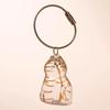 Golden Retriever Puppy Keychain Charm: Cute Transparent Storage Pendant for Backpacks & Bags