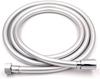 1.5/2.0/3.0/4.0M PVC High Pressure Silver & Black Smooth Shower Hose For Bath Handheld Head Flexible 360° Rotation