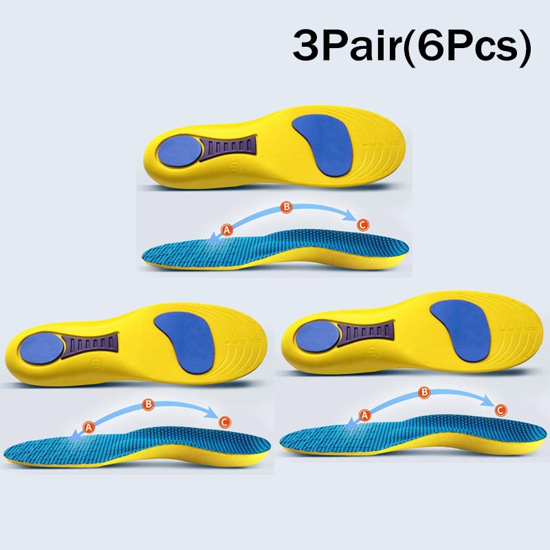 Sport Orthopedic Insole Running High Jump Shoe Insole Arch Support Plantar Fasciitis Men Women Shock Absorbing Non Slip Shoe Pad
