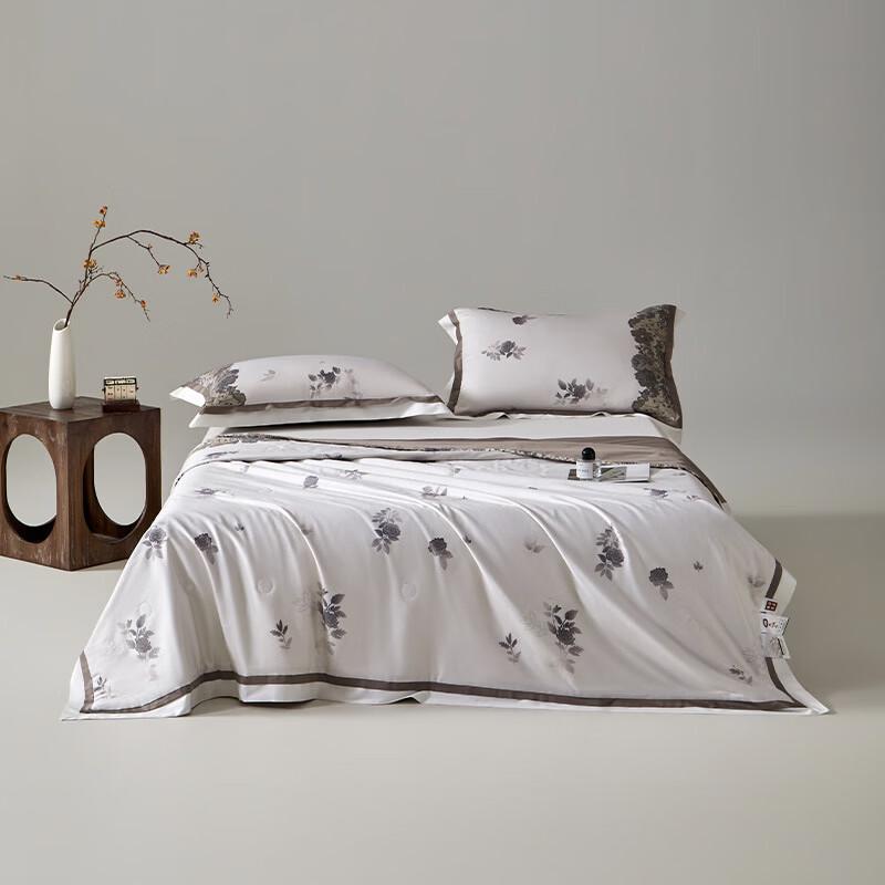 Летнее одеяло Muji из шелка-тусса 200x230 cm