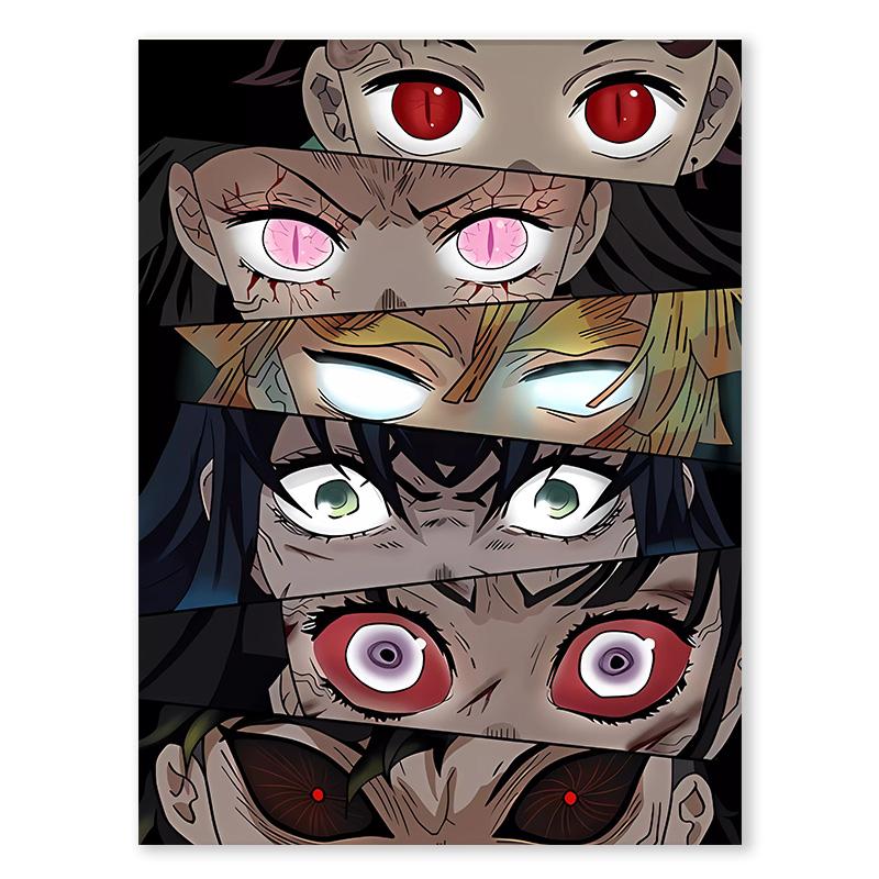 

Классический аниме персонаж глаза холст картина японский мультфильм настенные художественные постеры и принты фотографии фреска для современного домашнего декора 21x30cm No Framed