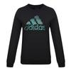 Crew Big Boss Strikket Bokstav Pullover Langermet Genser Damegenser Svart DT2381