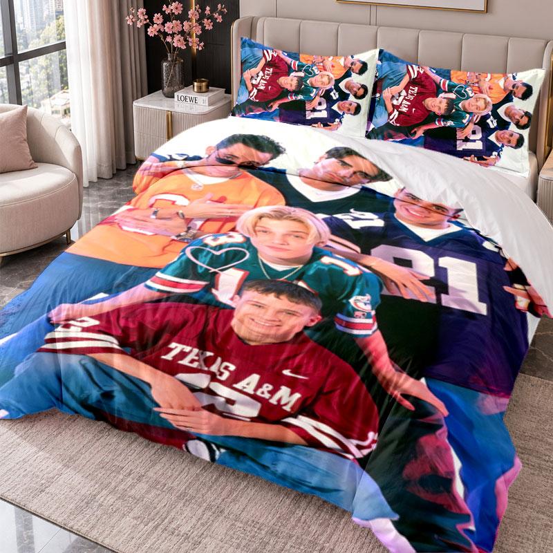 Backstreet Boys 3Pcs Bedding Set Duvet Cover With Two Pillowcases For Bedroom Home Decoration