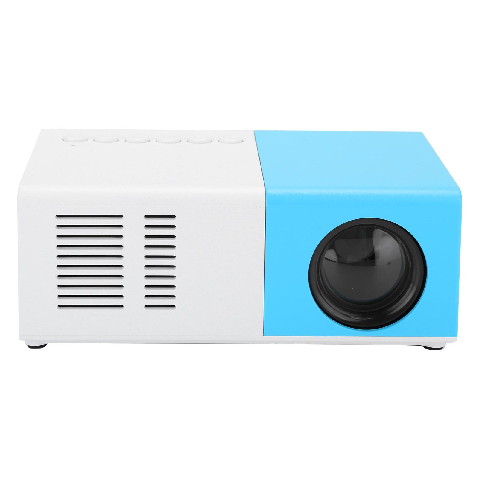 

J9 Мини Портативный Светодиодный Проектор Домашний Кинотеатр Видео Медиаплеер Проектор со Стойкой 100‑240 В Белый US Plug разноцветный