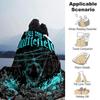 1pc Battlefield Inked Soft Flannel All Season Throw for Home, Office, Outdoor UseDurable Comfort Soft Warm Throw for Home