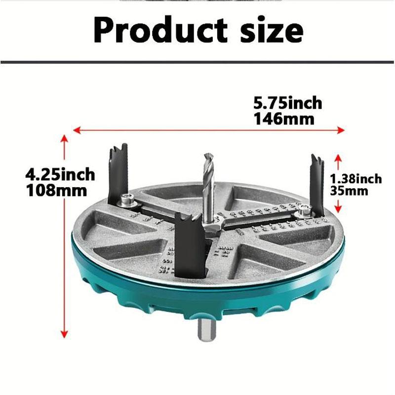 Adjustable Multifunctional Universal Hole Opener Diameter Woodworking Hole Adjustable Opener Diameter Hole Saw 45mm-130mm