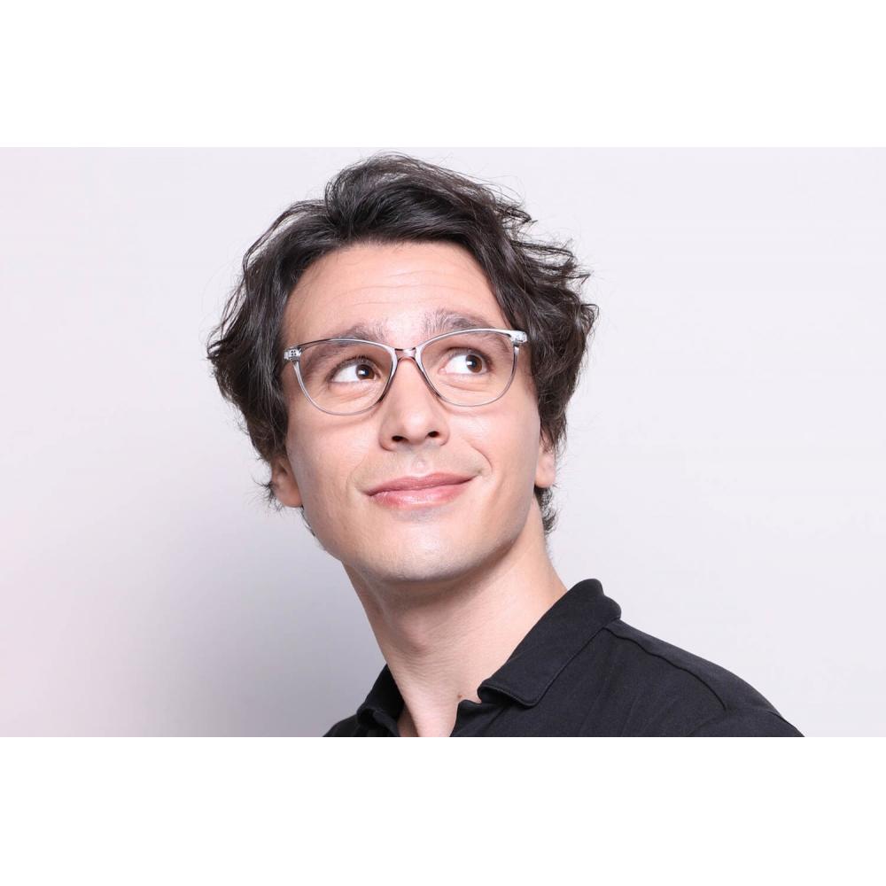 Full Rim Oval Transparent Grey Smartbuy Collection Cam 2437 C8 Fashion Unisex Eyeglasses