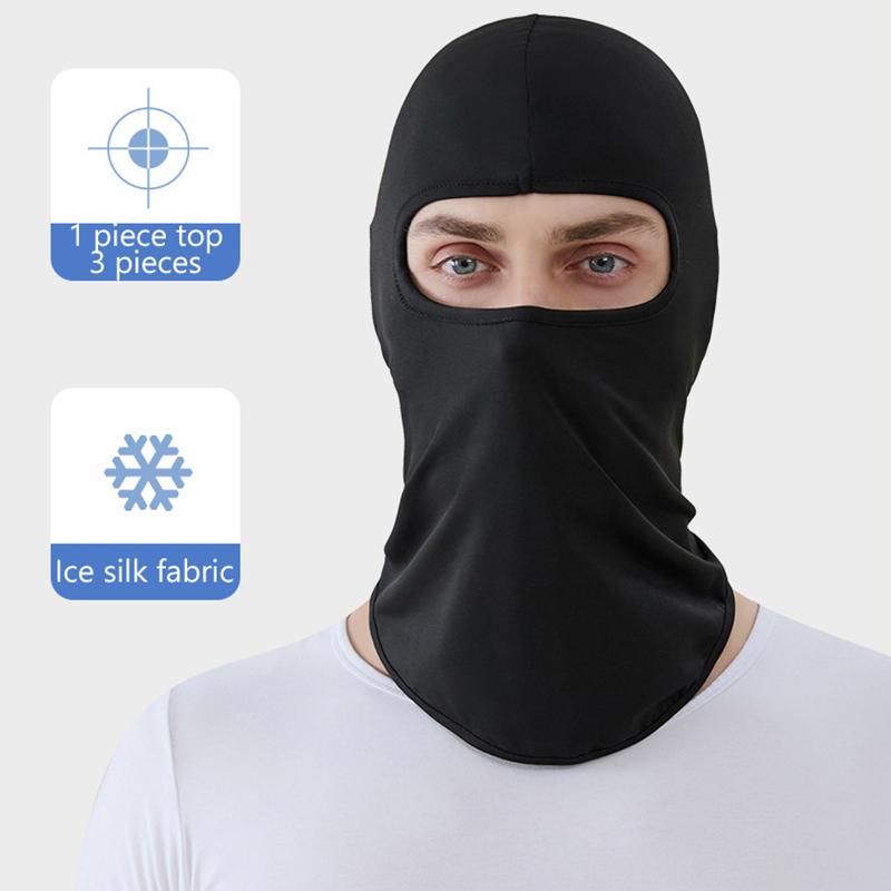 Motorcycle Face Mask Outdoor Cool Sunscreen Balaclava Lycra Moto Biker Wind Cap Mask Windproof Bicycle Cycling Headgear