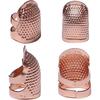 Vintage Adjustable Metal Finger Protector for Sewing & Quilting