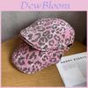 American Retro Pink Leopard Print Sun Hat With Wide Brim For Summer Sun Protection