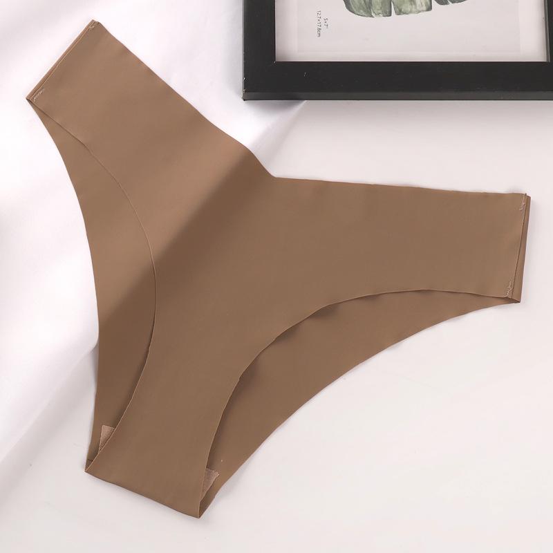 European and American Leopard Print Seamless Ice Silk Quick-Drying Women's Comfortable Panties