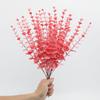 20/40pcsLot Artificial Gold Stem Eucalyptus Branch Artificial Plants for Wedding Flower Greenery Arrangement Home Decoration