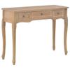 Día Y Noche - 280047 Día Y Noche Dressing Console Table with 3 Drawers Brown