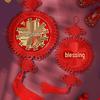 2025 New Style Chinese Knot Fu Character Tassel Pendant - Festive Red Disc for Living Room/New Year Decor