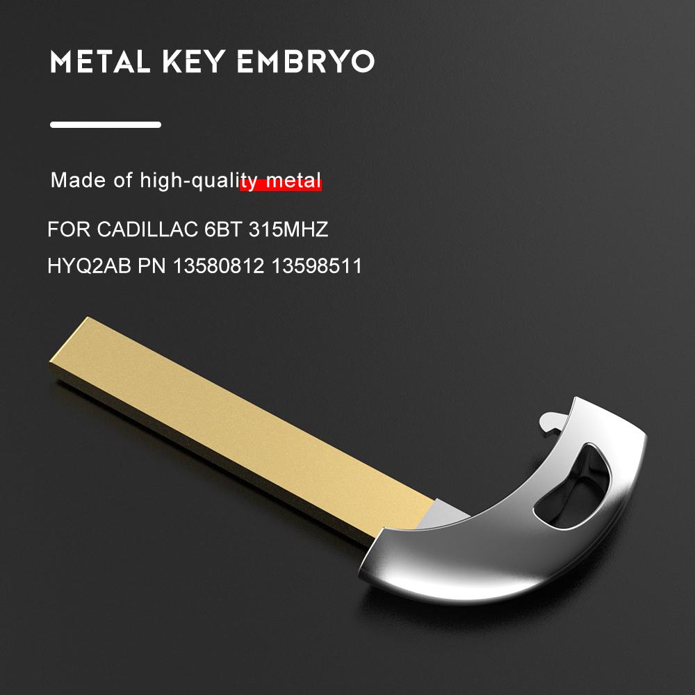 LIXIANG World Car Remote Control Key For Cadillac Escalade SRX XTS ESV ATS CTS HYQ2AB 315MHz HYQ2EB 433MHz ID46 PCF7937E Card