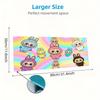 Kawaii Bubu Color Mouse Pad Large Gaming Table Cushion Non-slip Laptop Tablet Big Mousepad XXL Mat Mini PC Playmat With Lock edge