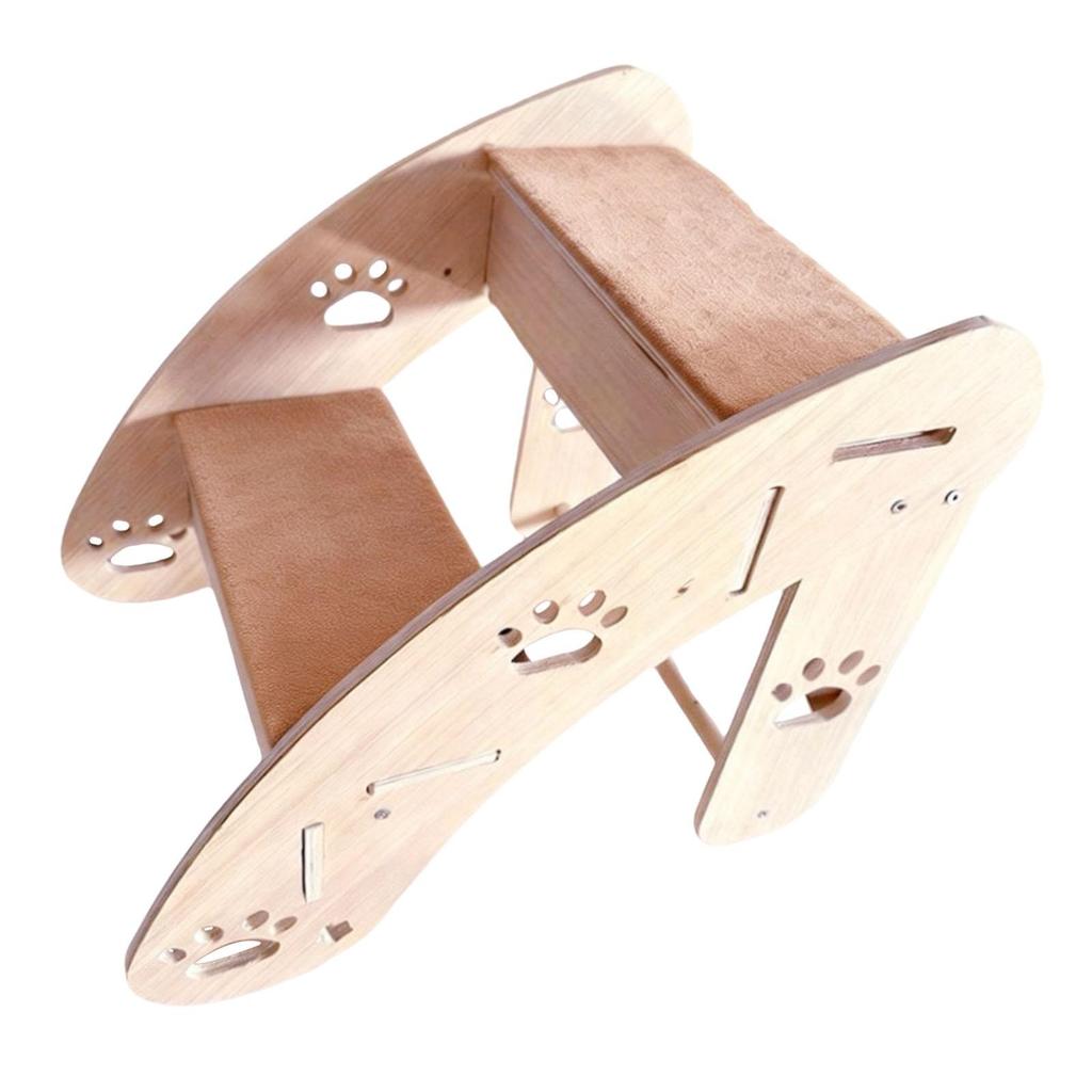 Stairs, Wooden Ramp Steps, Non-Slip, Easy Assembly, Compact Design, Suitable for Access