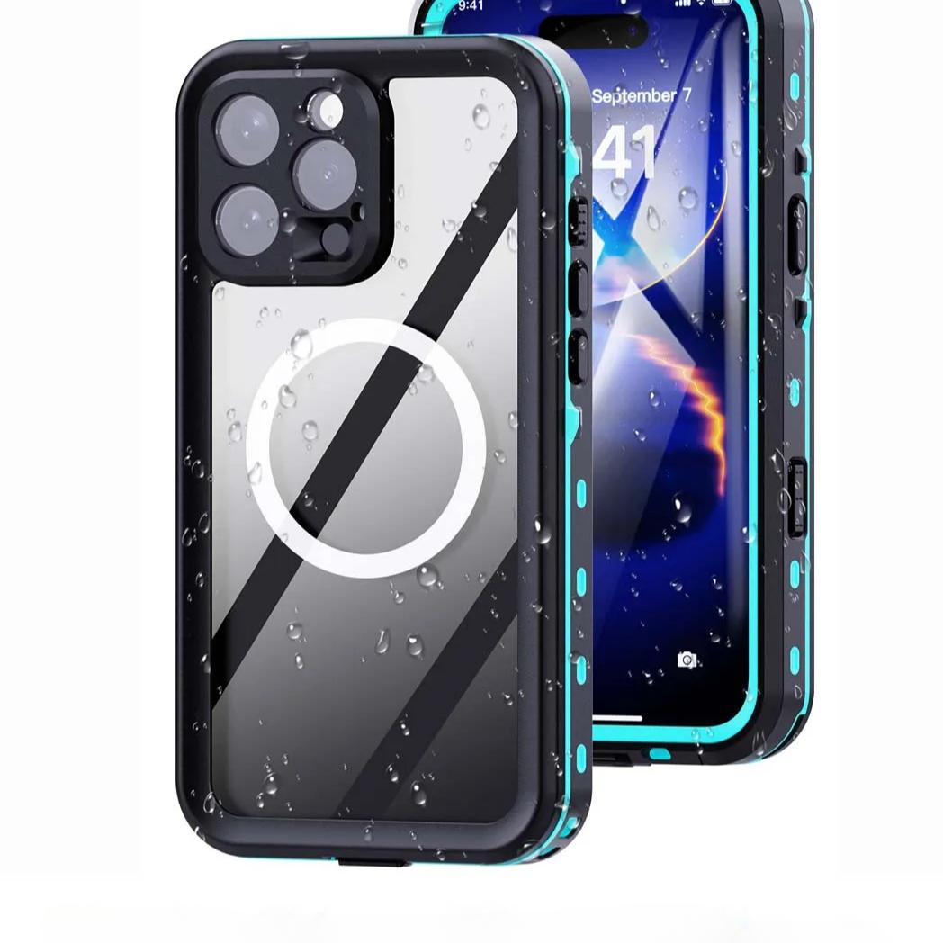 

For IPhone 17 16 Pro Max Swim Underwater Diving Phone Case for IPhone 15 14 13 Pro Max Plus Waterproof Sport Cover with Magsafe For iPhone 17Pro Max