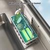Kitchen Sink Caddy Sponge Holder Large Capacity Rustproof Self-draining Multipurpose Soap Dish Holder Drying Rack