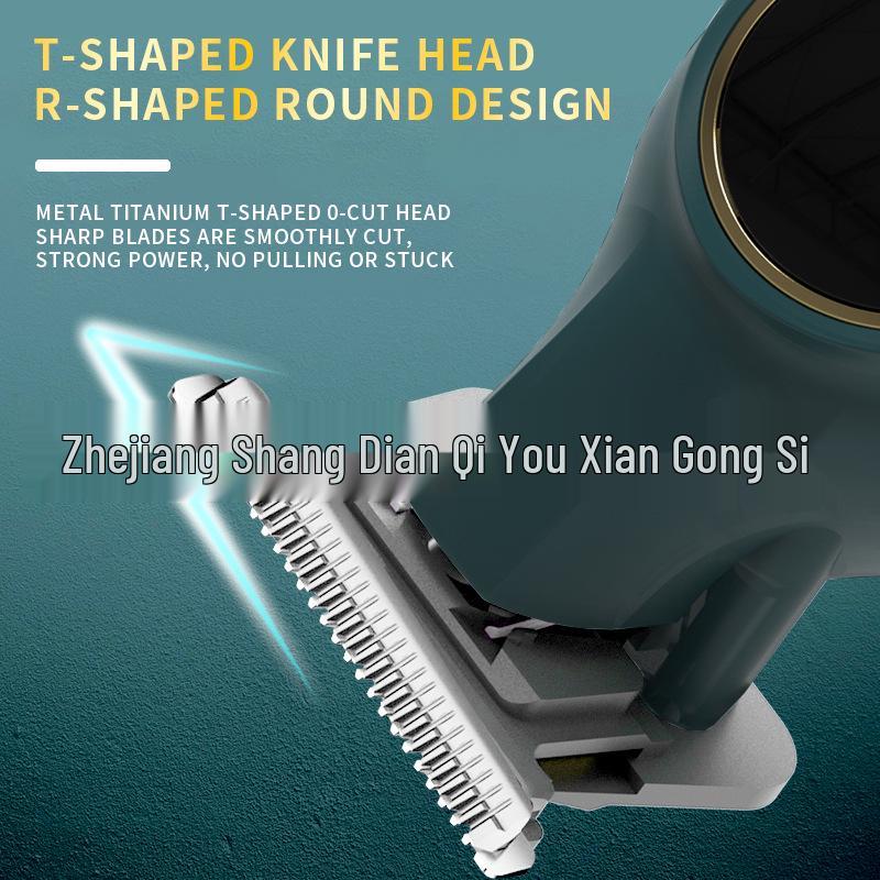 Retro Electric Hair Clipper with LCD Display and USB Charging
