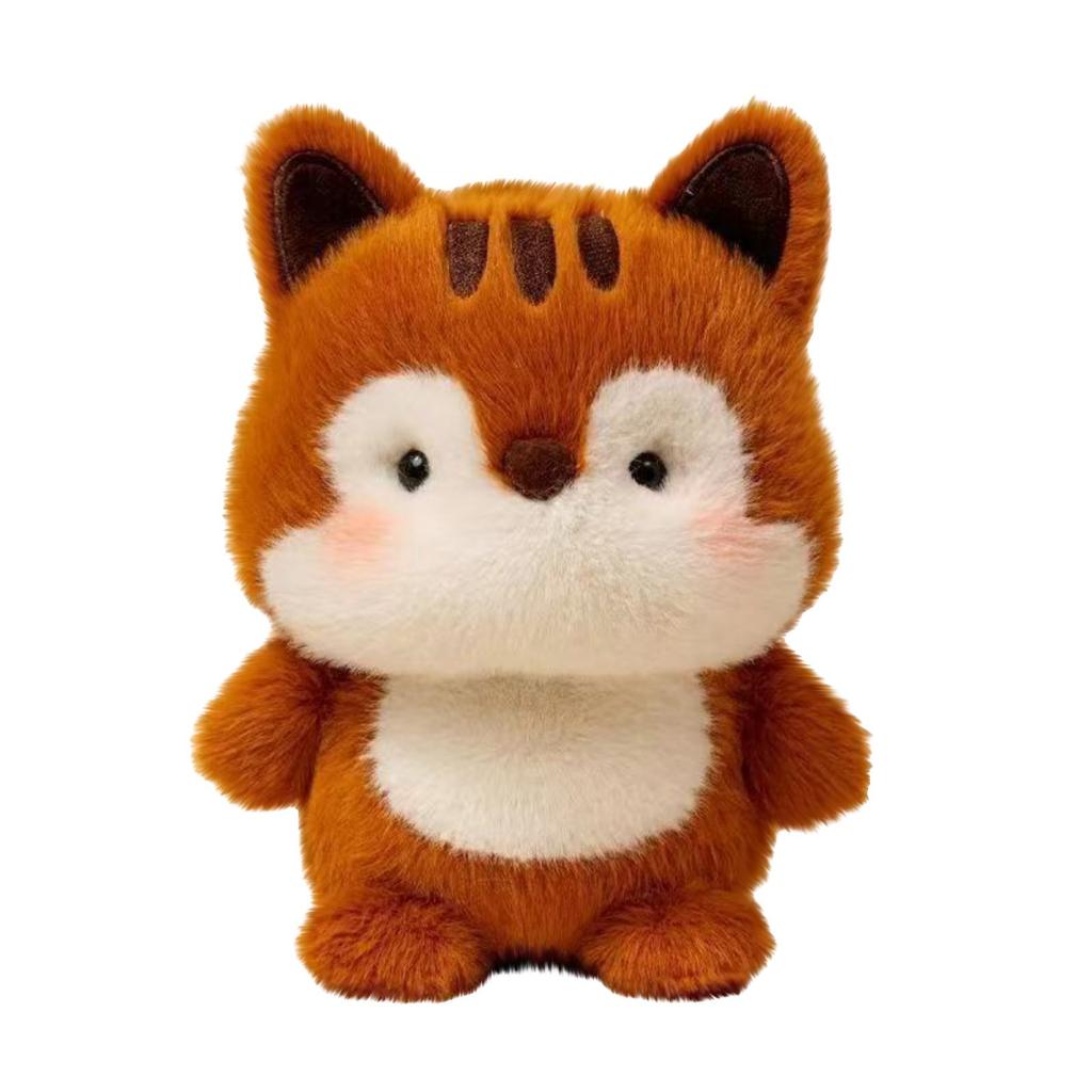 Plush Stuffed Animal Doll Soft Toy Desk Companion Cute Fluffy Plushie Decorative Collectible Doll for Home Office Gift
