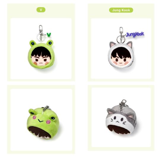 BTS Face Keyring