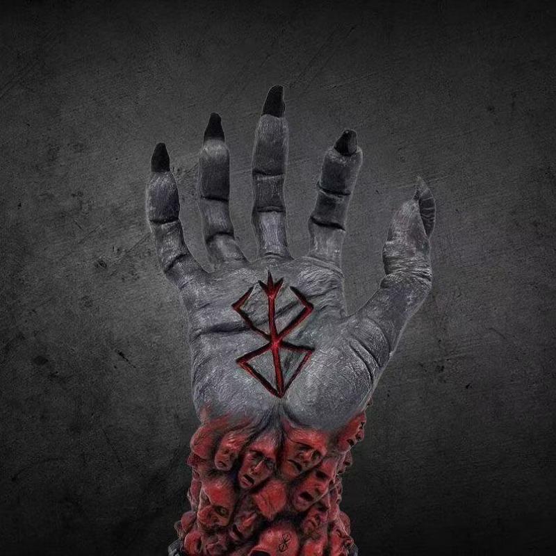 1PC Sword Wind Legend Berserk Hand of God Halloween Ornament