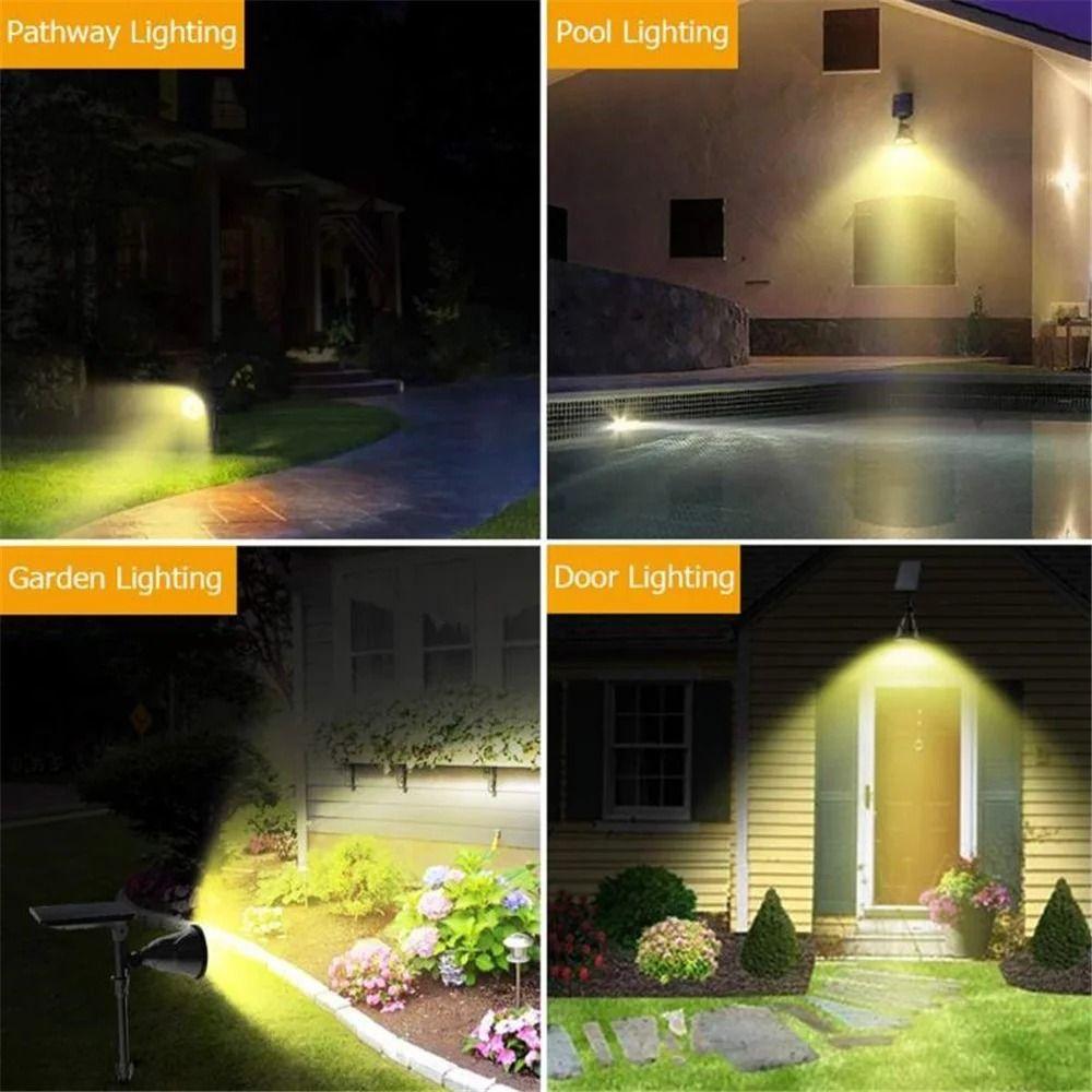 Solar Powered Garden Solar Spotlight 7 LED Solar Landscape Light 7 LED Solar Lawn Lamp  Patio Decor