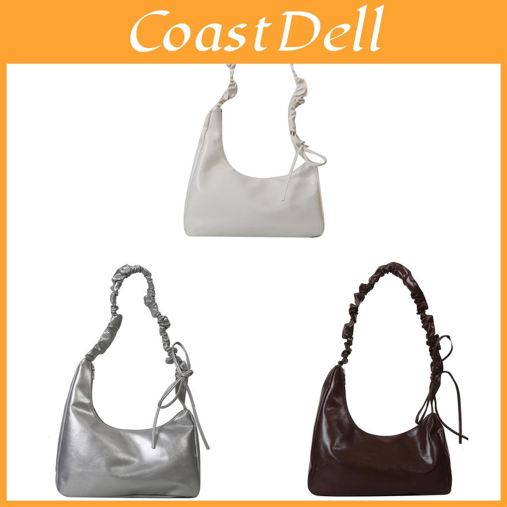 Designer Large Pu Clutch With Wrinkled Texture And Zipper Closure For Casual Outings