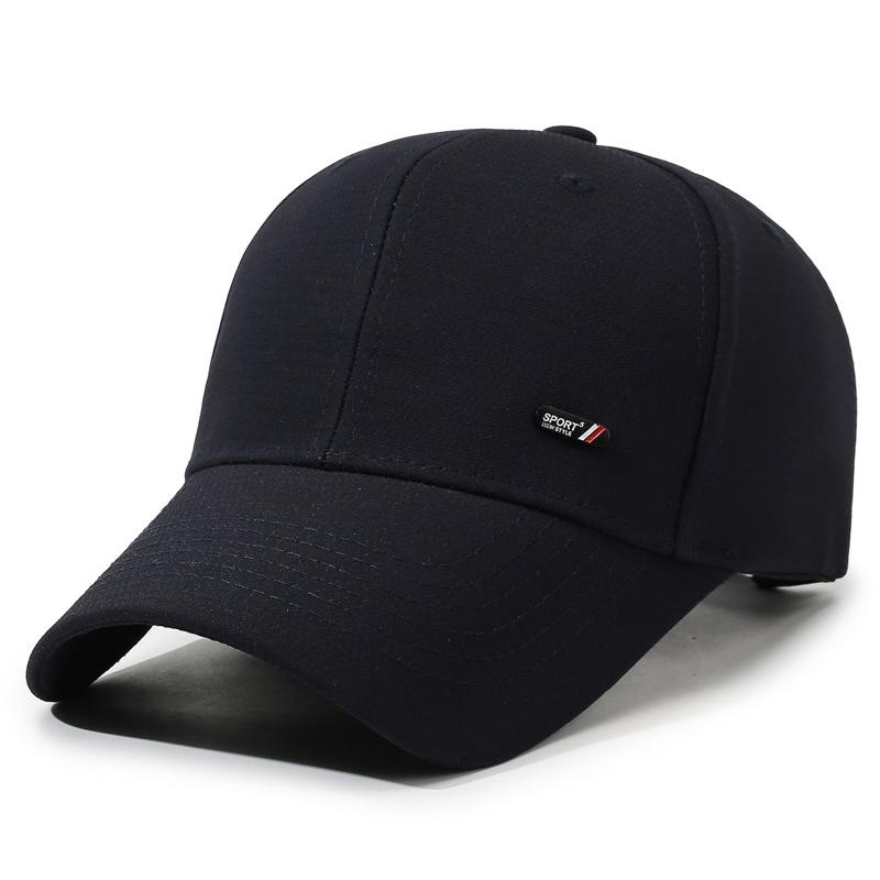 Spring Autumn Men s Sunshade Cap Baseball Cap Outdoor Sports Sunscreen Cap тёмно-синий