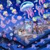 Ocean Jellyfish Projection Robot Tank Projector Lamp Cartoon Holiday Projector  Kids Room Decor